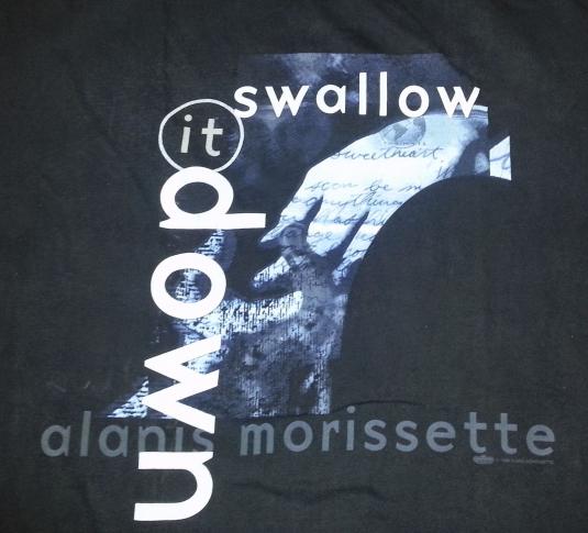 1996 Alanis Morissette T-Shirt Can’t Not Tour Jagged Little