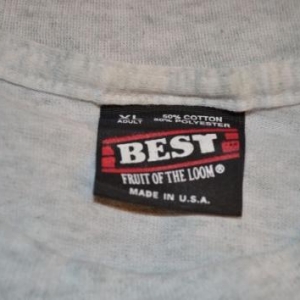 Vintage 90s Joe Lee's Seafood T-Shirt Sz XL Kemah Texas Neon