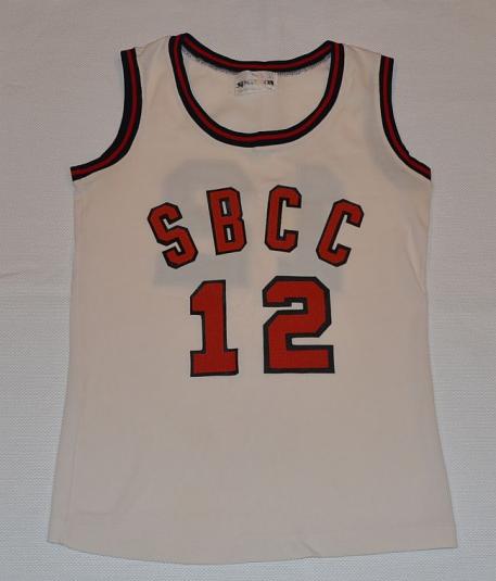 Vintage 80s Jersey Santa Barbara City College Basketball – S