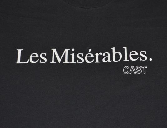 Vintage 80s/90s Les Miserables Cast T-Shirt Broadway? – XXL