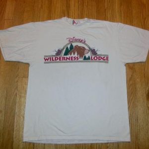 Vintage 90s DISNEY WILDERNESS LODGE T-Shirt Disneyworld XL