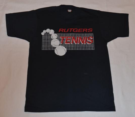 Vintage 90s Rutgers Tennis T-Shirt – L