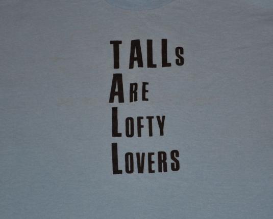 Vintage 80s Cloud Niners Tall Singles Club T-Shirt – XL
