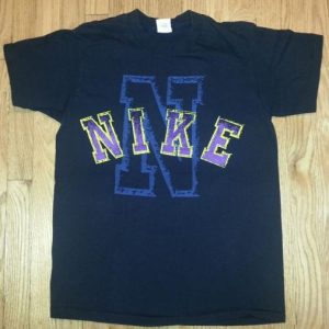 Vintage 80s 90s NIKE T-Shirt Gray Tag Made in USA Sz M