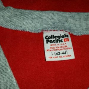 Vintage Collegiate Pacific T-Shirt Tags | Brand – Defunkd