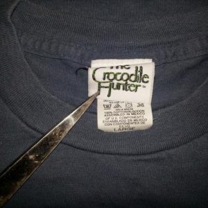 Vintage 90s Crocodile Hunter T-Shirt 1999 Steve Irwin Sz L