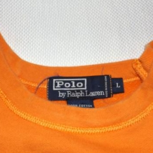 VTG 90s POLO RALPH LAUREN S/S Sweatshirt Phys Ed Tiger Head