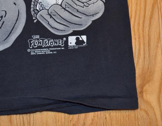 VTG 90s FLINTSTONES T-Shirt Chicago White Sox Baseball Sz XL