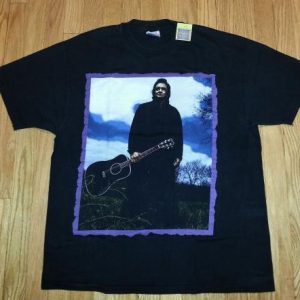 90s Johnny Cash T-Shirt 1995 Hall of Fame Country Rock XL