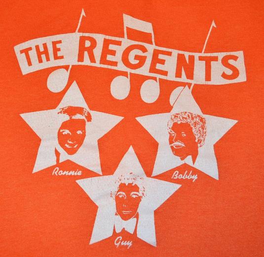 Vintage 70s, 80s The Regents Doo Wop Group T-Shirt, SOFT - S