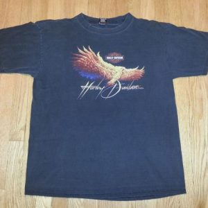 Vintage 90s HARLEY DAVIDSON Firebird T-shirt SOFT Sz XL