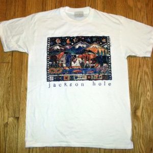 90s Carol Hagan Jackson Hole T-Shirt American Made Native L