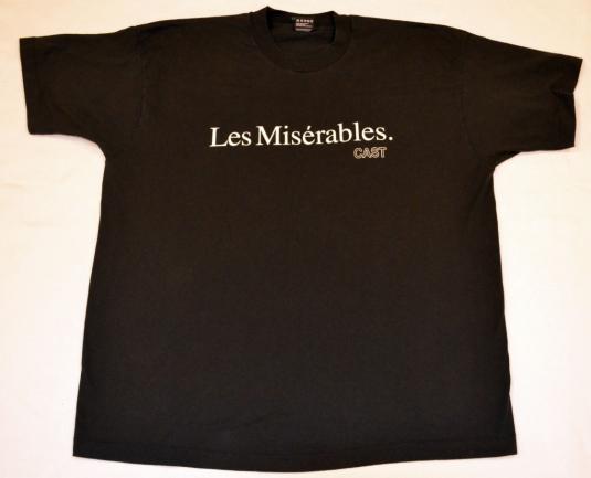 Vintage 80s/90s Les Miserables Cast T-Shirt Broadway? – XXL