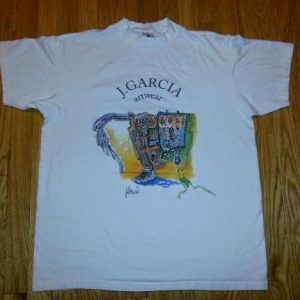 90s Jerry Garcia Artwear T-Shirt 1995 Special Olympics L/XL