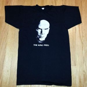 VTG 70s KING AND I T-Shirt Yul Brynner Broadway Anna Sz S