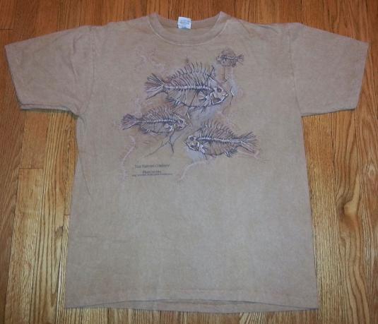 90s Priscacara Fossil T-Shirt Eocene Era Nature Company XL