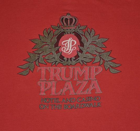 Vintage 80s Trump Plaza Atlantic City Boardwalk T-Shirt M, L