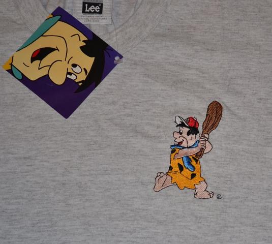 Vintage 90s Fred Flintstone Baseball T-Shirt – XL, NWT NDS