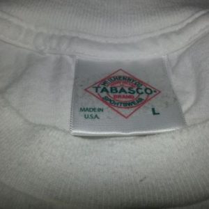 90s Tabasco T-Shirt McIlhenney Hot Pepper Sauce Lousiana L