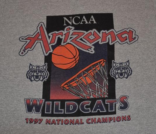 Vintage 90s NCAA Arizona Wildcats Champions T-Shirt – M/L
