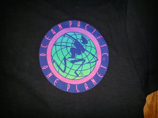 NWT 90s Ocean Pacific One World T-Shirt OP Beach Surf M