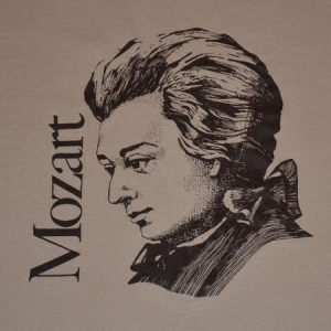 Vintage 80s Mozart T-Shirt Classical Music Symphony - M, L