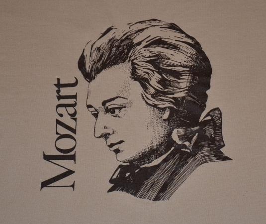 Vintage 80s Mozart T-Shirt Classical Music Symphony - M, L