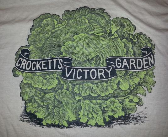 70s Crockett’s Victory Garden T-Shirt Gardening TV Show NOS