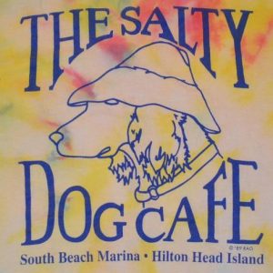 Vintage 80s "Salty Dog Cafe" Tie-Dye T-Shirt