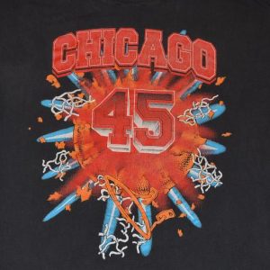 Vintage 90s Jordan #45 NBA Chicago Bulls T-Shirt - XL