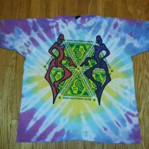 90s Dave Matthews Band T-Shirt DMB 1998 Tour Tie Dye Sz XL