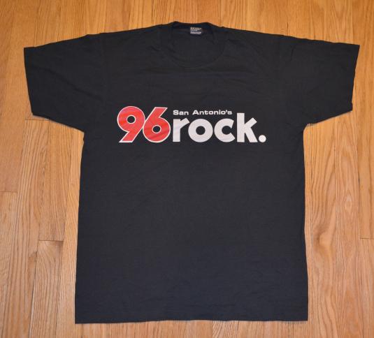 VTG 90s 96 Rock T-Shirt San Antonio Texas KSAQ Q96 FM Radio