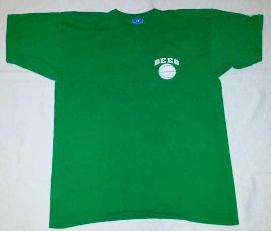 80s Bees Basketball T-Shirt Champion Big Blue Label L/XL