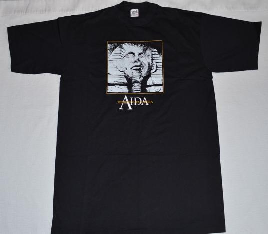 Vintage 90s Tshirt NY Metropolitan Opera Aida XLT, 2XLT
