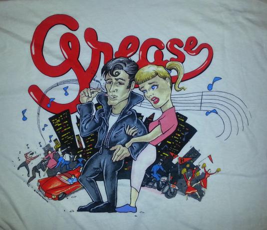 1994 Grease T-Shirt Sony 90s Broadway Musical Movie XL