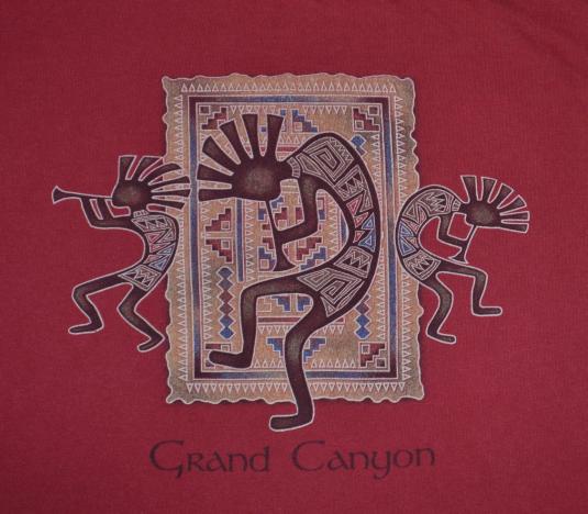 Vintage 90s T-Shirt Grand Canyon Arizona Kokopelli Sz S