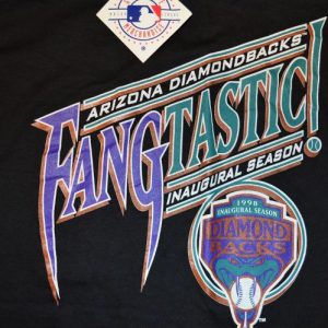 Vintage 90s LOGO 7 Arizona Diamondbacks Inaugural T-Shirt
