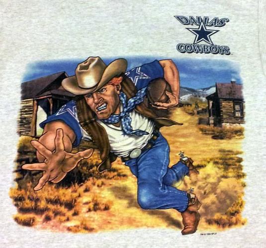 Vintage 90s NFL Dallas Cowboys Big Texas Cowboy T-Shirt – XL
