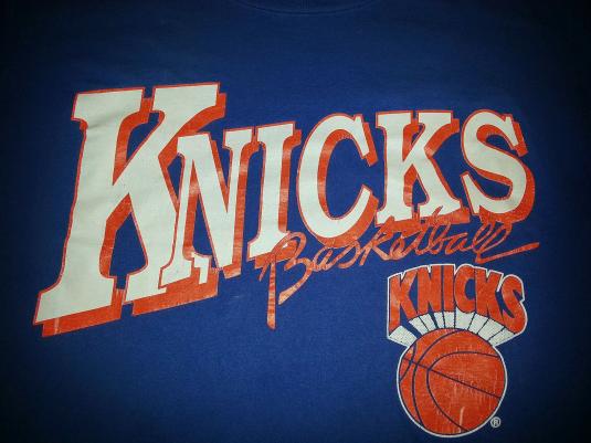 RARE Vintage 80s 90s KNICKS T-Shirt New York NBA Basketball | Defunkd