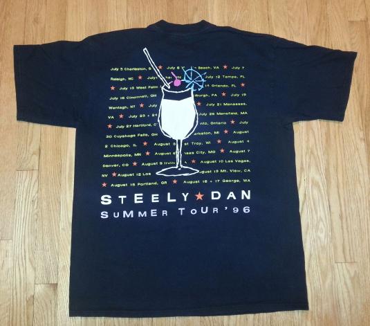 90s STEELY DAN T-Shirt Bad Sneakers Summer Tour Concert XL