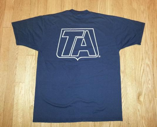 Vintage 90s Long Haul Truckers Association T-Shirt TA Sz L