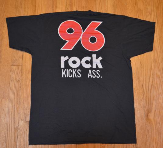 VTG 90s 96 Rock T-Shirt San Antonio Texas KSAQ Q96 FM Radio