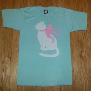 80s Nags Head Cat T-Shirt Bodie Island North Carolina Sz M