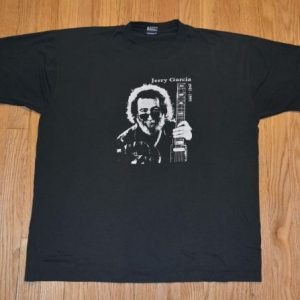 VTG 90s JERRY GARCIA T-Shirt 1942 - 1995 Grateful Dead