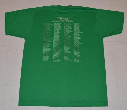 Vintage 80s 90s CornellEngineering Co-op T-Shirt – XL