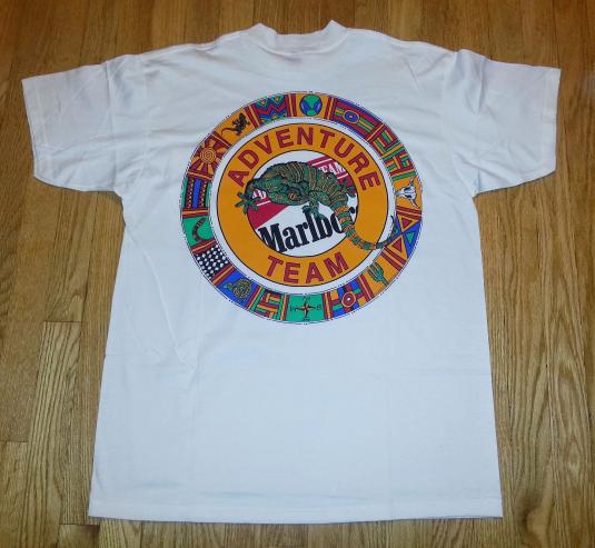 Vintage 90s MARLBORO ADVENTURE TEAM T-Shirt NDS NWOT L – XL