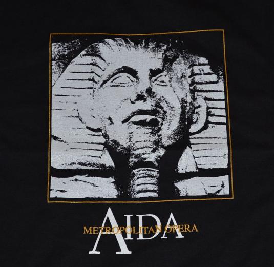 Vintage 90s Tshirt NY Metropolitan Opera Aida XLT, 2XLT