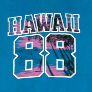Vintage 80s Hawaii 88 T-Shirt, Stedman - XL