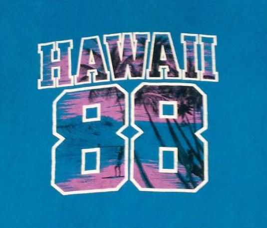 Vintage 80s Hawaii 88 T-Shirt, Stedman – XL