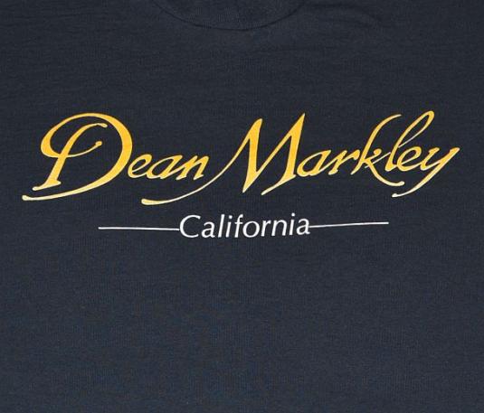 Vintage 90s Dean Markley California Guitar T-Shirt – L